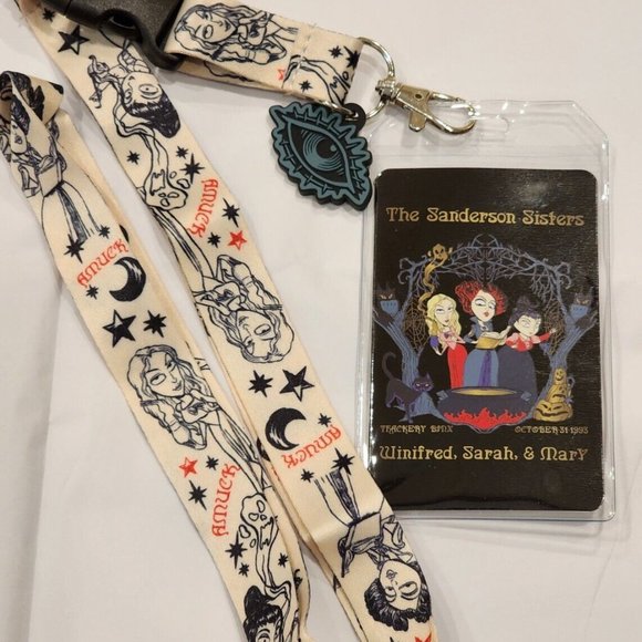 Hocus Pocus Sanderson Sisters Lanyard ID Holder Loungefly NEW - Picture 5 of 10